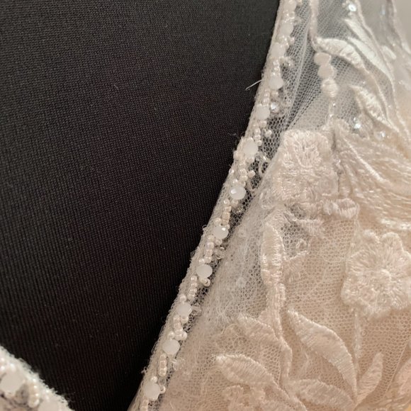 Madison James Style #MJ617 Long Sleeve Wedding Gown - Picture 7 of 12